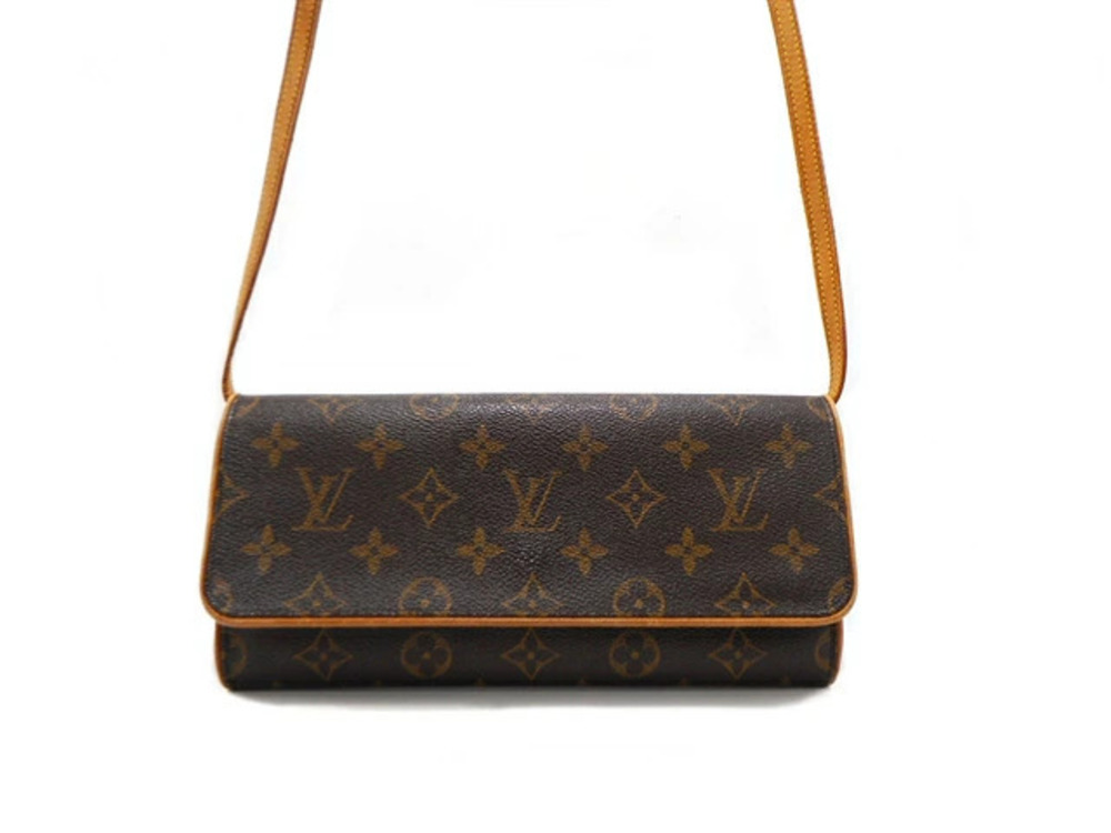 LOUIS VUITTON Pochette Twin Shoulder Bag Monogram